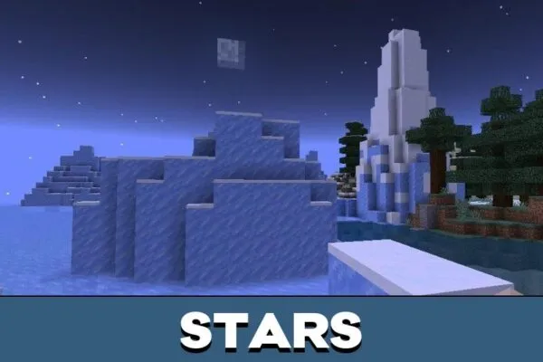 Stars from Night Vision Mod fore Minecraft PE