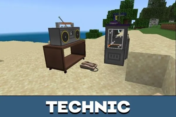 Technic from Old Furniture Mod for Minecraft PE