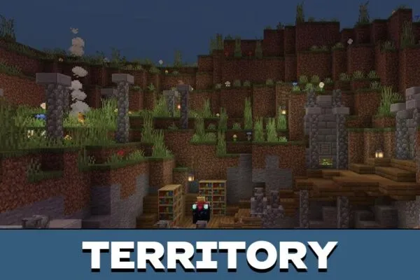 Territory from Zombie Waves Map for Minecraft PE