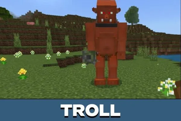 Troll from Cave Mobs Mod for Minecraft PE