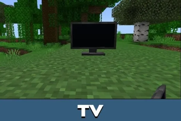 TV from Lots of Furniture Mod for Minecraft PE