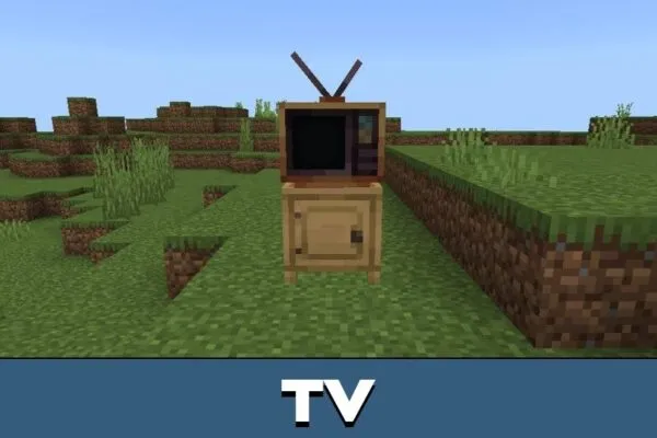 TV from Old Furniture Mod for Minecraft PE