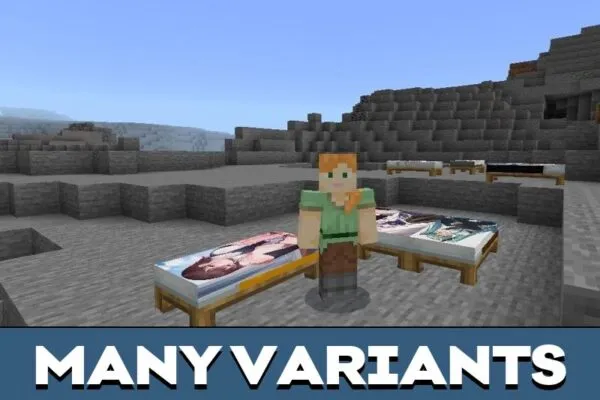 Variants from Anime Girl Texture Pack for Minecraft PE