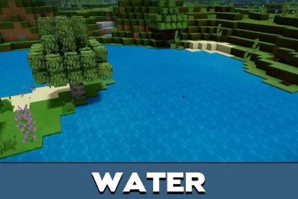 Water from Realistic World Mod for Minecraft PE