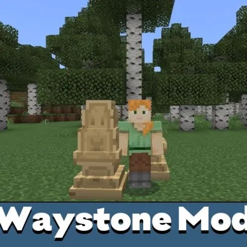 Waystone Mod for Minecraft PE