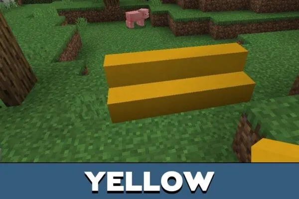 Yellow from Stairs Mod for Minecraft PE