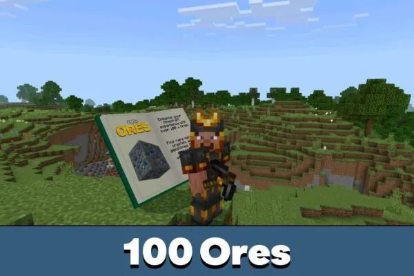 100 Plus items from More Ores Mod for Minecraft PE