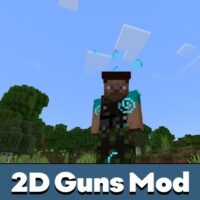 2D Guns Mod for Minecraft PE