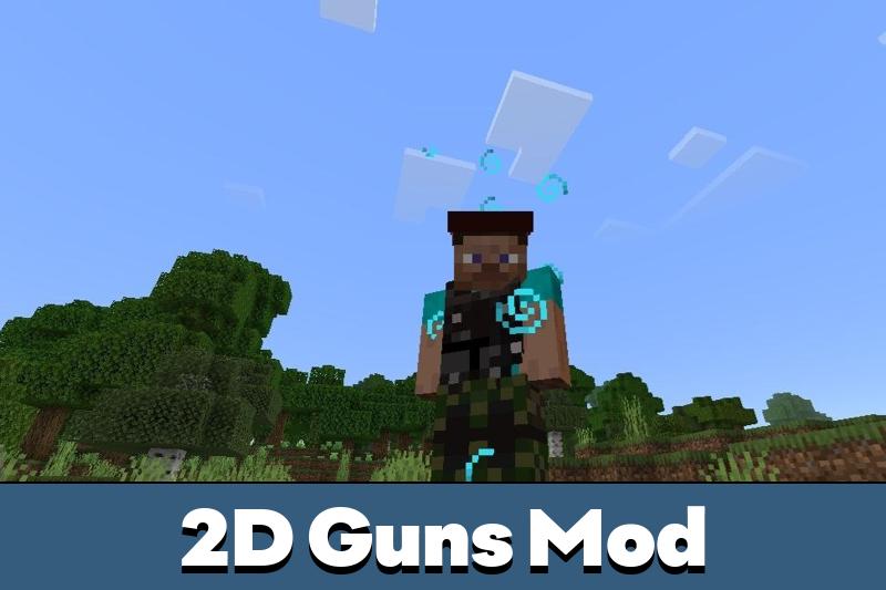 Download 2D Guns Mod for Minecraft PE 2D Guns Mod for MCPE