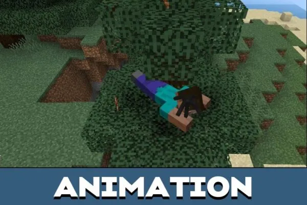 Animation from Hook Mod for Minecraft PE