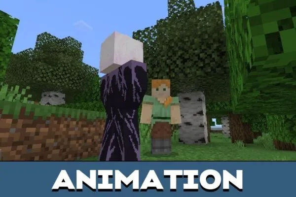 Animation from Jujutsu Kaisen Mod for Minecraft PE