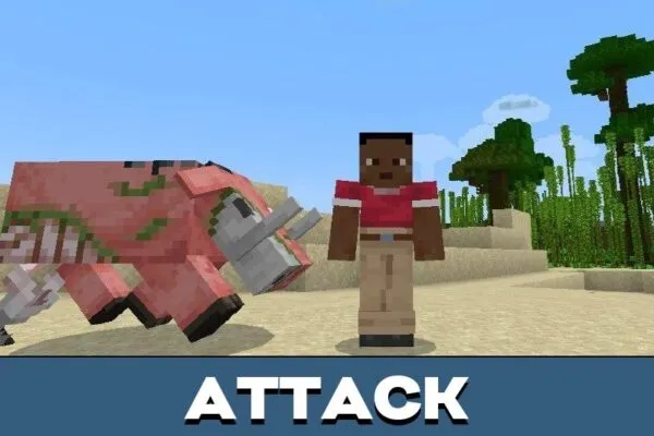 Attack from Death Race Mod for Minecraft PE