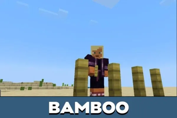 Bamboo from Wall Mod for Minecraft PE