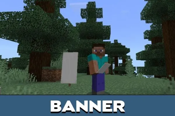 Banner from Banner Markers Mod for Minecraft PE