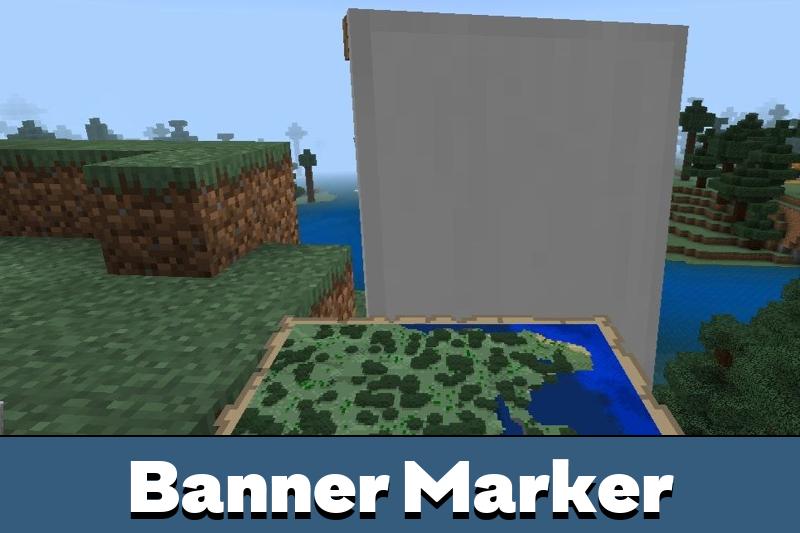 Download Banner Markers Mod For Minecraft Pe Banner Markers Mod For Mcpe 8257