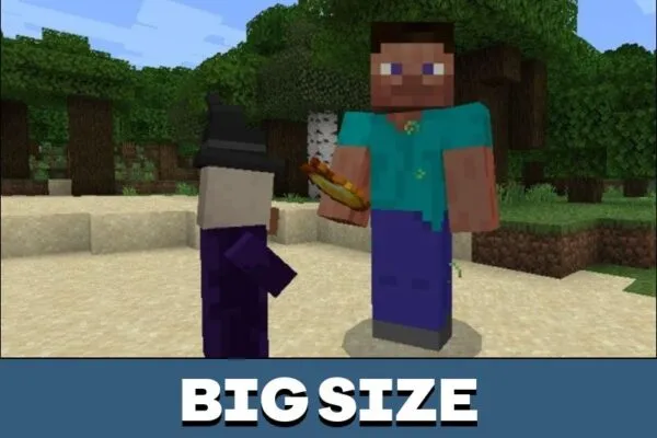 Big from Size Potions Mod for Minecraft PE