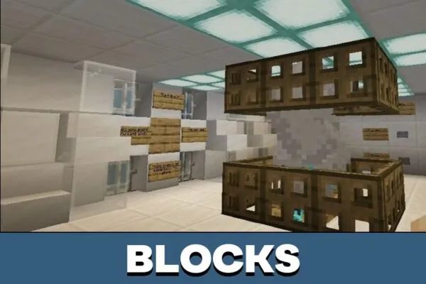 Blocks from Bank Robbery Map for Minecraft PE