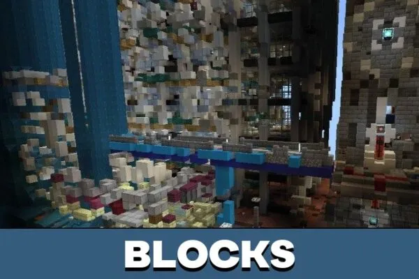 Blocks Trees from Only Up Map for Minecraft PE