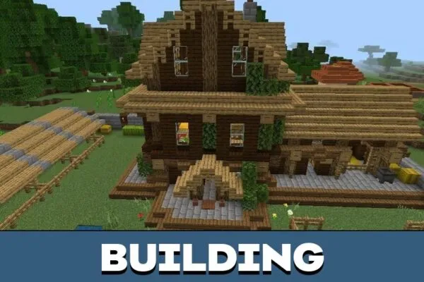 Building from Starter House Map for Minecraft PE