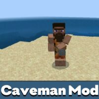 Caveman Mod for Minecraft PE