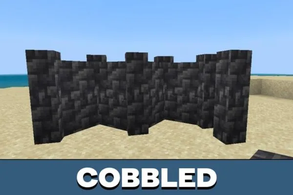 Cobbled from Wall Mod for Minecraft PE