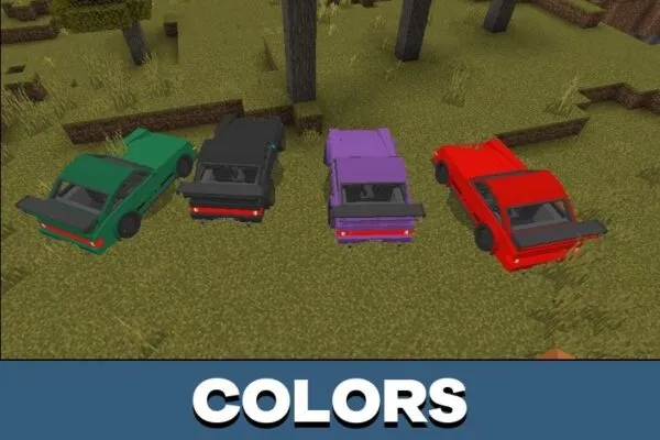 Colors from Porsche Mod for Minecraft PE