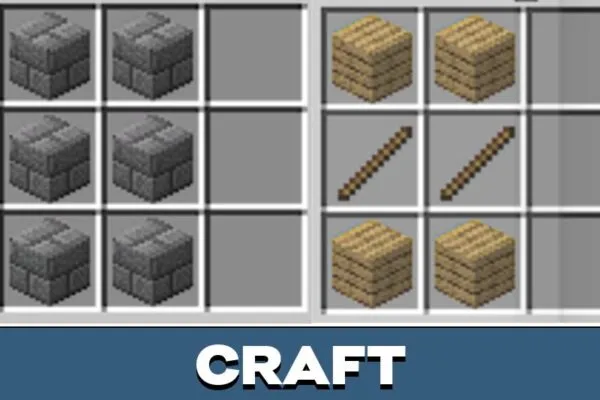 Craft from Wall Mod for Minecraft PE