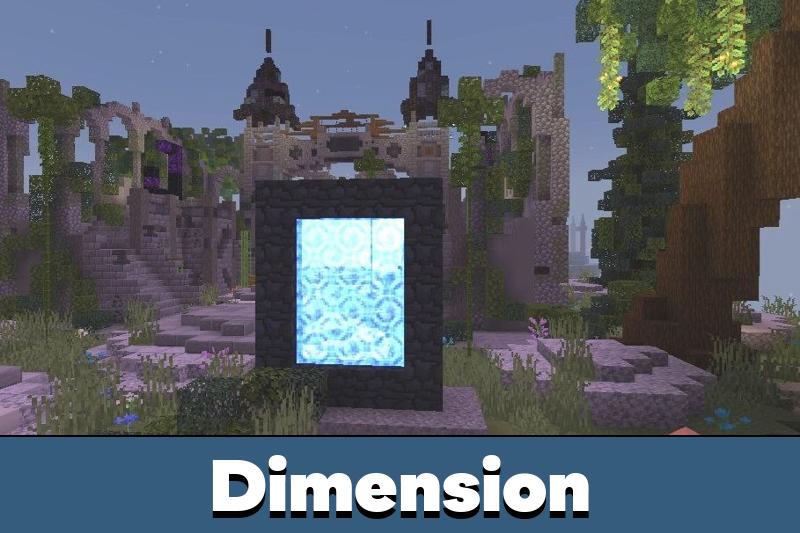 Download Dimension Mod for Minecraft PE