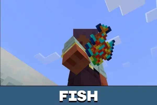 Fish from Fishing Mod for Minecraft PE