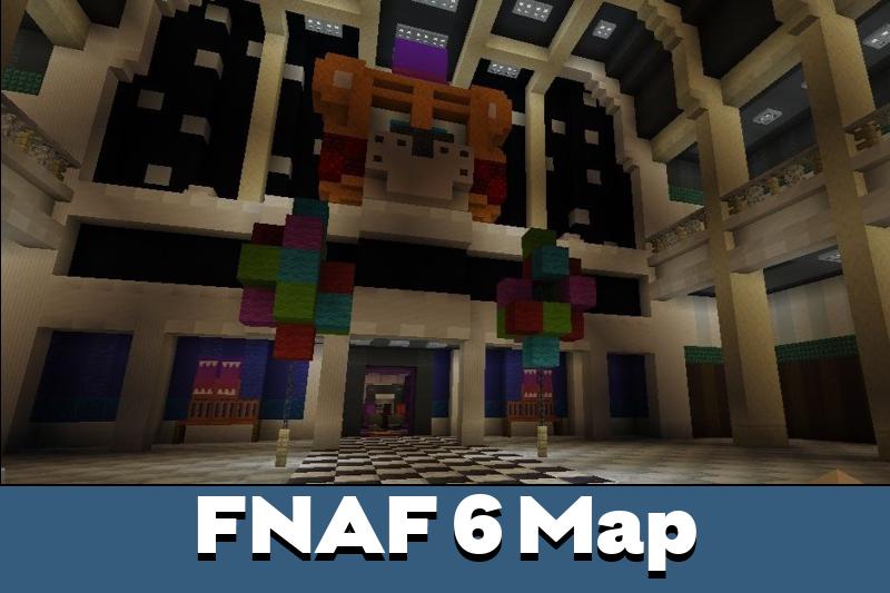 Download FNAF 6 Map For Minecraft PE FNAF 6 Map For MCPE   Fnaf 6 Map 