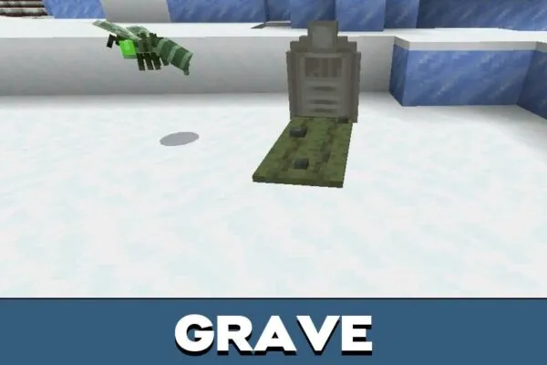 Grave from Zixel Zombie mod for Minecraft PE