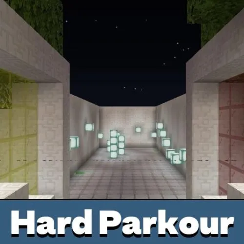 Hard Parkour Map for Minecraft PE