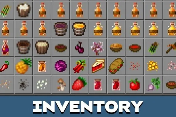 Inventory from Garden Mode for Minecraft PE