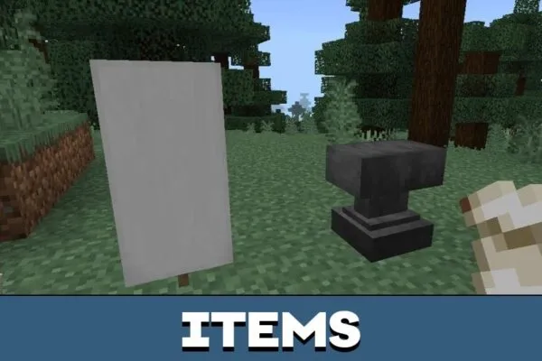 Items from Banner Markers Mod for Minecraft PE