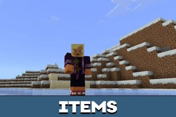 Items from Sorting Inventory Mod for Minecraft PE