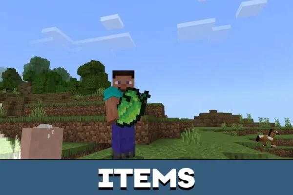 Items from Backpack Mod for Minecraft PE