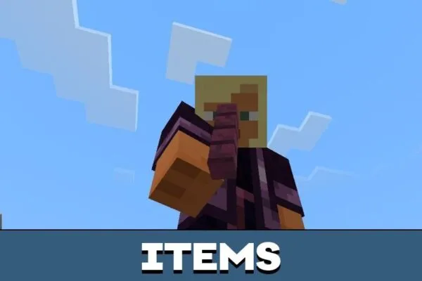 Items from Wall Mod for Minecraft PE