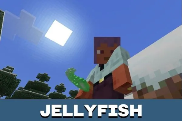 Jellyfish from Fishing Mod for Minecraft PE