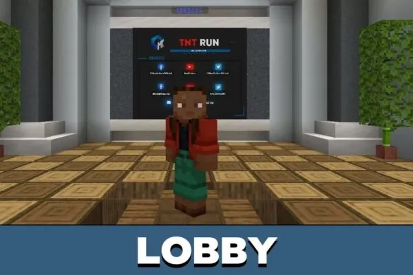 Lobby from TNT World Map for Minecraft PE