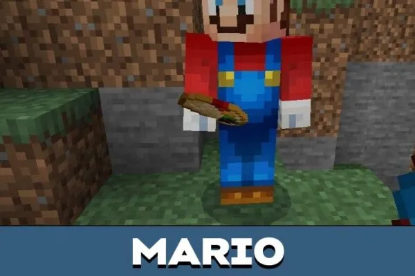 Mario from Yoshi Mod for Minecraft PE