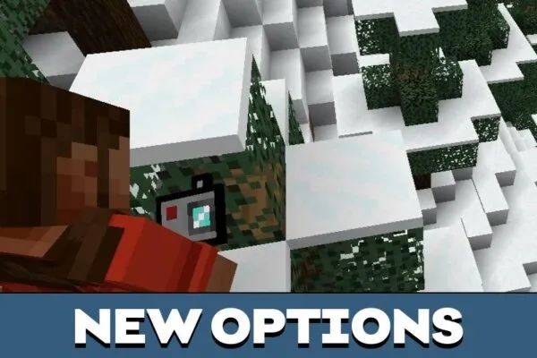 Options from GoPro Mod for Minecraft PE