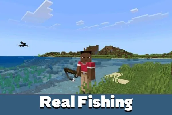 Real Fishing Mod for Minecraft PE