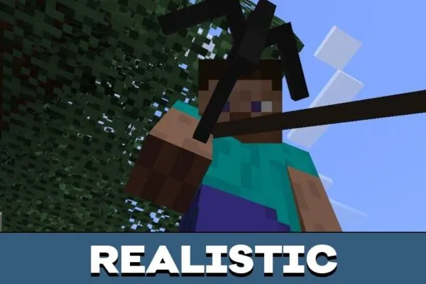 Realistic objects from Hook Mod for Minecraft PE