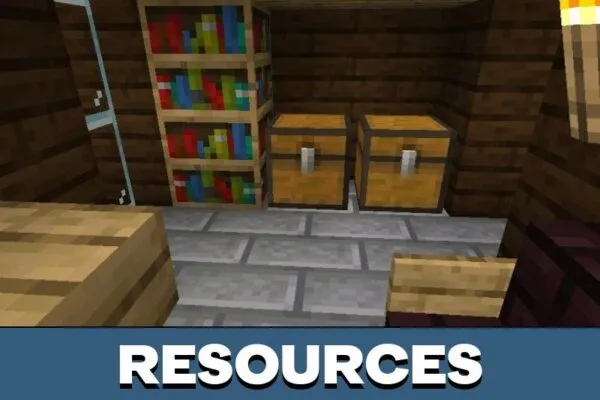 Resources from Starter House Map for Minecraft PE