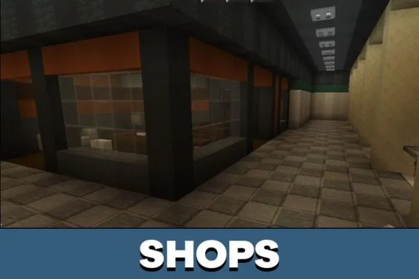 Shops from FNAF 6 Map for Minecraft PE