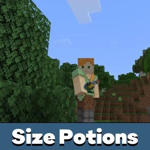 Size Potions Mod for Minecraft PE