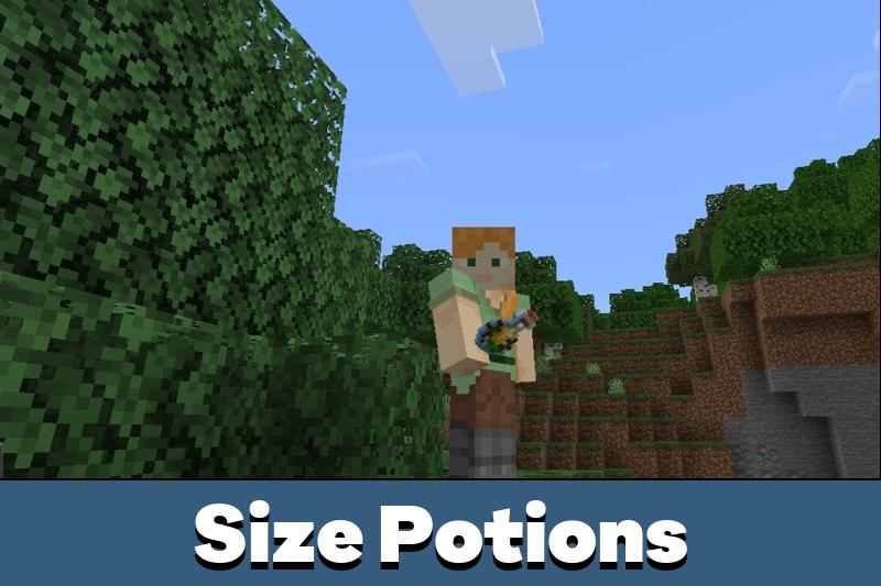 Download Size Potions Mod for Minecraft PE Size Potions Mod for MCPE