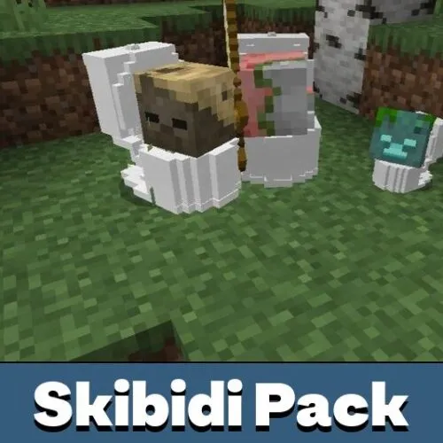 Skibidi Toilet Texture Pack for Minecraft PE