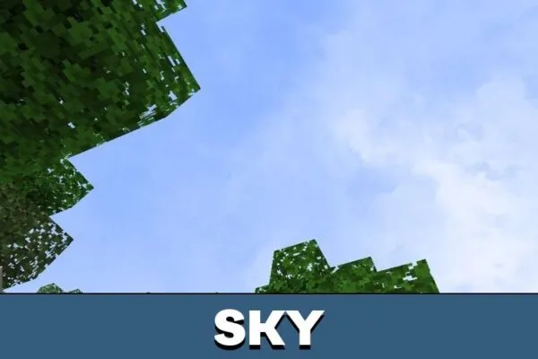 Sky from Nova Shader for Minecraft PE