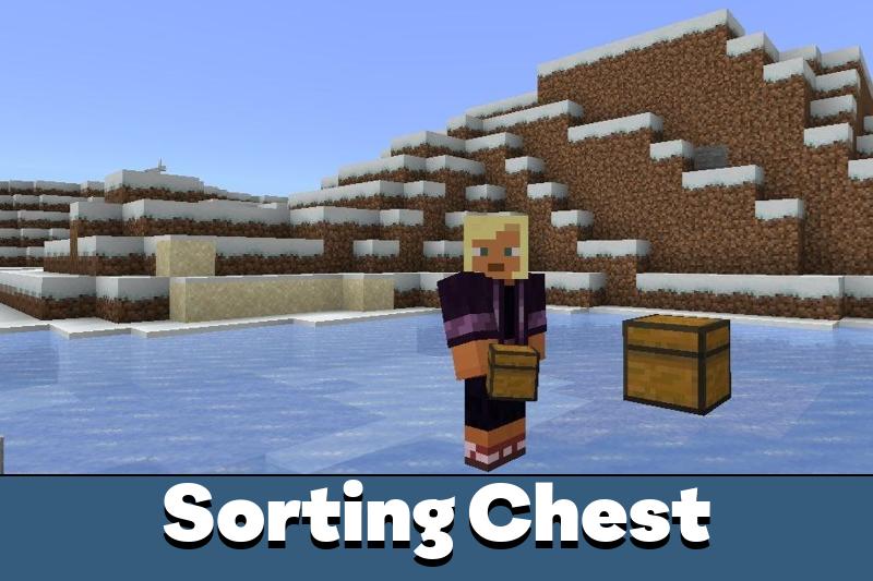 Download Sorting Chest Mod for Minecraft PE Sorting Chest Mod for MCPE